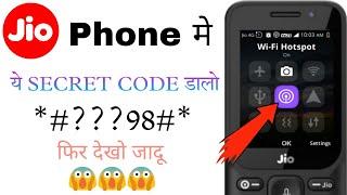 Jio phone secret hidden code| jio phone hidden features | jio phone new update today