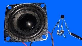 mini audio amplifier using bc547 transistor