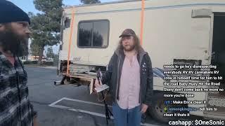 Stoney Gets a 24-hour Timeout on the RV for Puking, One Sonic Shoves Him@Onesonic@Stoney1337m8