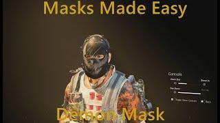 Division 2 Masks Made Easy: Demon Mask