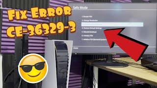 How To Fix PS4 Error Code CE-36329-3 (Fix System And Game Crashes) -  Fastest & Easiest Method!