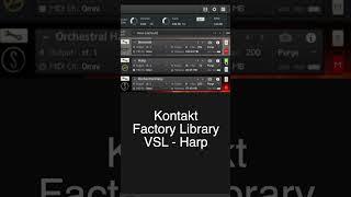 Spitfire Harp vs VSL Harp vs Sonuscore Harp - Audio Comparison Kontakt Library #shorts