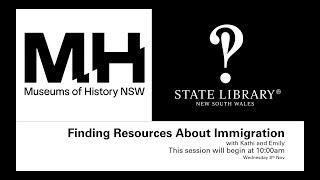 Webinar: Finding resources about immigration