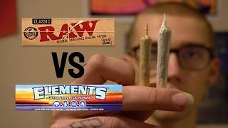 RAW vs ELEMENTS (rolling papers)