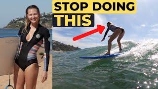 Top 7 Beginner Surfing Mistakes & How To Fix Them | Surfing Lesson