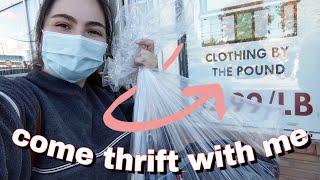 THRIFT WITH ME at Toronto's First PAY BY THE POUND Clothing Store