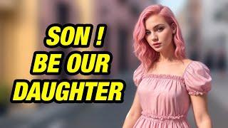 Daddy Said Son Please Be Our Daughter(Crossdressing Stories)