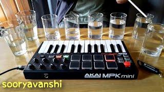 Sooryavanshi theme - Played on drinking glasses