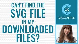 No SVG file in Download, Can't See SVG - SVG file Showing as Internet File