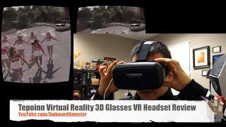 Tepoinn Virtual Reality 3D Glasses VR Headset Review Best/Cheapest Google Cardboard Solution