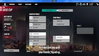 *NEW* Siege Cup 5 vs 5 Tournament In-GAME - Rainbow Six Siege Y9 Roadmap