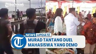 Kronologi Video Viral Gubernur Maluku Murad Ismail Menantang Duel Mahasiswa yang Mendemonya