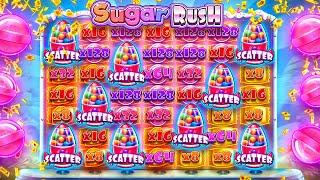 MY BIGGEST EVER WINS On SUGAR RUSH!! (ABSOLUTELY MASSIVE)
