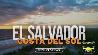 Stunning Costa del Sol Sunset Views: 4K Aerial Drone Footage