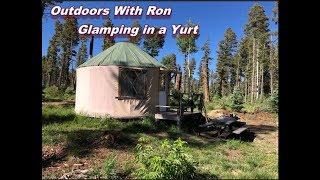 Glamping in a Yurt