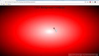 css3 tutorial - css gradient background - radial gradient css