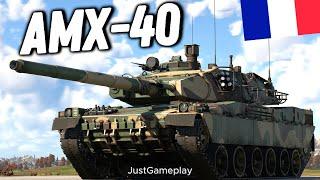 AMX 40 French Cold War Tank Gameplay | War Thunder | No Commentary