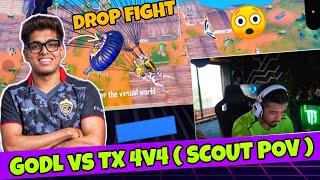 Scout Vs Jonathan ( Scout Pov) | GODL vs TX 4v4 Drop Fight 