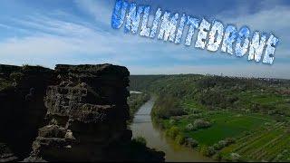 Stunning Cliffside | Phantom 3 explores beautiful location (Hessigheimer Felsengärten)