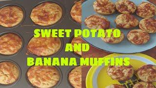 Healthy Sweet Potato and Banana Muffins/ Jay-An Dela Torre #Simple Recipe