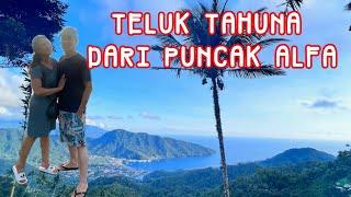 TELUK TAHUNA DARI PUNCAK ALFA #kotatahuna #pulausangihe