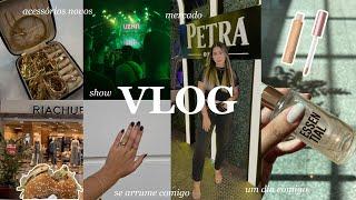 UM DIA COMIGO, trabalho clt, shopping, mercado, se arrume comigo, show, acessórios novos, vlog