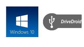 How to install windows using Android through Drivedroid app