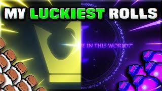 MY LUCKIEST ROLLS OF ALL TIME! | Sol's RNG