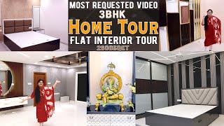 home tour | 3bhk flat tour with price | house interior design | Modular Kitchen | Telangana pilla