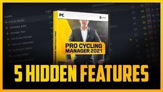 5 HIDDEN FEATURES in Pro Cycling Manager 2021