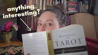 reading "Meditations on the Tarot"