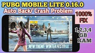 PUBG MOBILE LITE 0.16.0 Auto Back/Crash Problem how to Fix by Games Specials