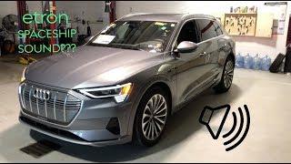 Audi e-tron Artificial Engine Sound!! (Sounds like a Spaceship?)