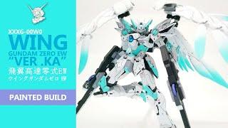 [Painted Build] Bandai MG Wing Gundam Zero EW Ver.KA Custom Paint Build 飞翼高达零式 EW 全塗装 ウイングガンダムゼロ EW