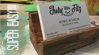 JWF-INCREDIBLY EASY BUSINESS CARD HOLDER!!!