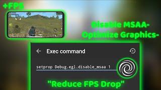 Improve performance and reduce Fps Drop with SetProp codes | Graphical optimization No Root