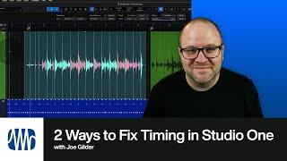 2 Ways to Fix Audio Timing Issues in Studio One | PreSonus