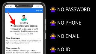 How to Recover Suspended Facebook Account || Disabled Facebook Account Recovery