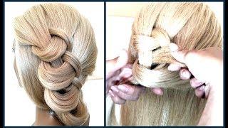 Красивая прическа за 5 минут. Подробное видео. Beautiful hairstyle in 5 minutes. Detailed video.