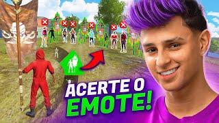 SE NÃO TIVER O EMOTE PERDE NO FREE FIRE! VALENDO 5K DIMAS!