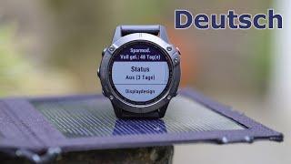 Garmin fenix 6-Serie Akkulaufzeit und Energie-Einstellungen