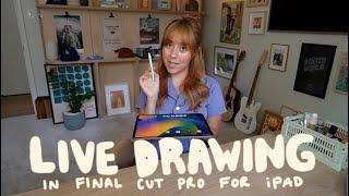 How to add handwritten text/drawings to your videos with Final Cut Pro for iPad using Live Drawing