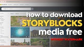 Storyblocks Video Audio Photo Download Free Unlimited Downloader 2024 Working Method