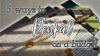 5 Ways to Penpal on a Budget| Collab with Amira Kang