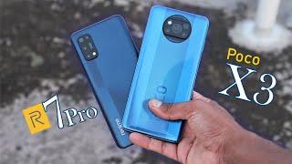 Realme 7 pro vs Poco X3 - Clear & Practical Comparison ......!!