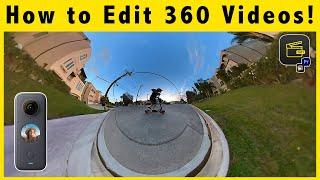 How To Edit 360 Video With Insta 360 Studio 2021! [ NEWEST Version ]