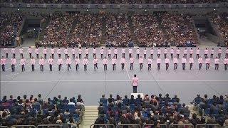 Japanese synchronized walking: Students perfect synchronized walking routines