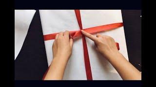 Оформление ПОДАРКОВ.Как упаковать ПОРТРЕТ(плоский подарок)картину|How to pack a PORTRAIT (flat gift)