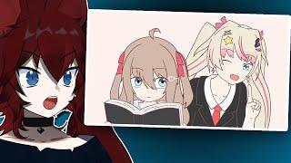 REACT TO - Neuro-Sama learning the alphabet with Lia | Animation