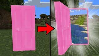 ANYWHERE DOOR in Minecraft !!!